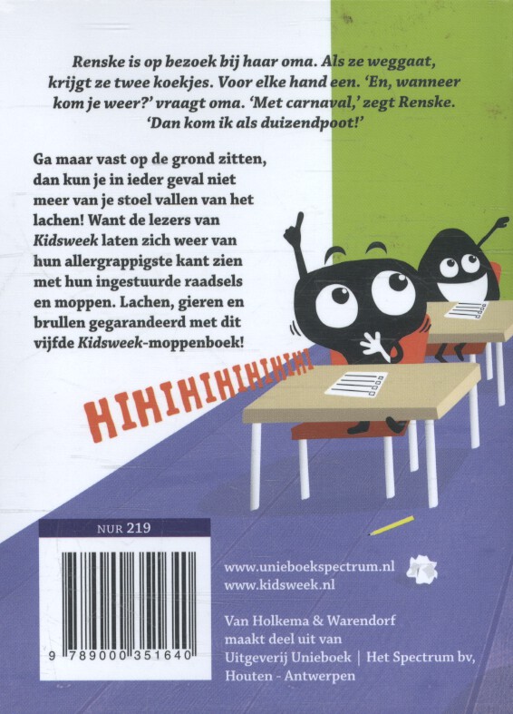 Kidsweek moppenboek / Kidsweek / 5 achterkant