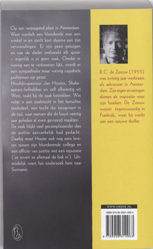 De zwarte Lady Macbeth achterkant