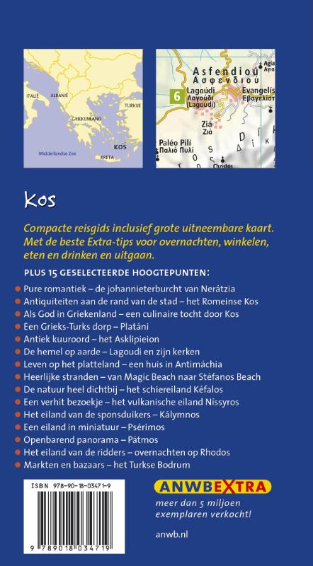 Kos / ANWB extra achterkant