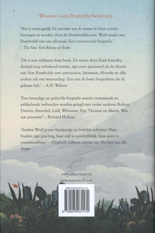 De uitvinder van de natuur - Andrea Wulf achterkant