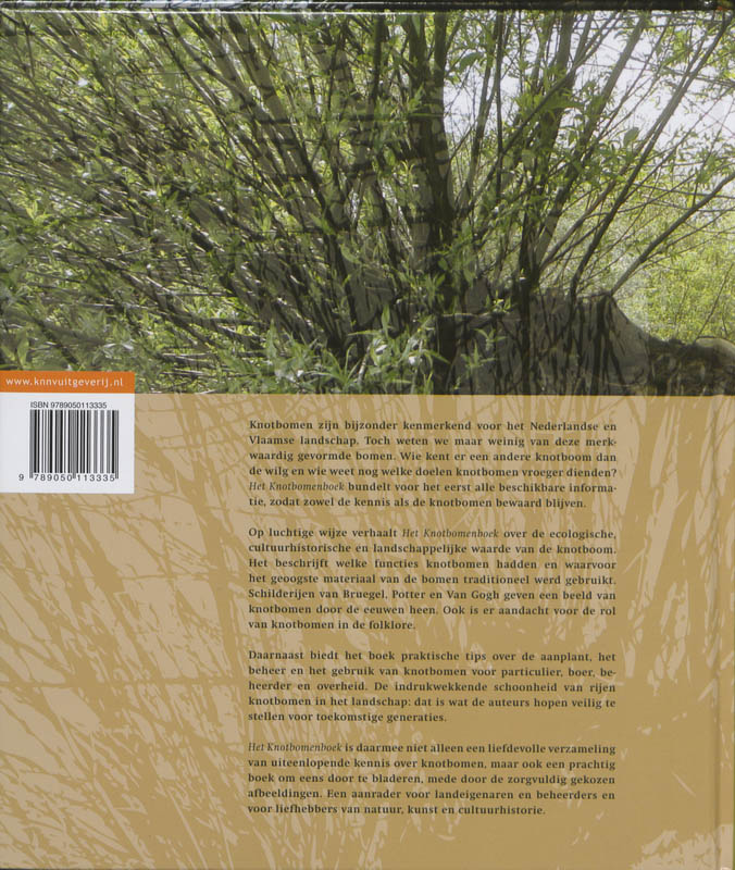 Het knotbomenboek achterkant