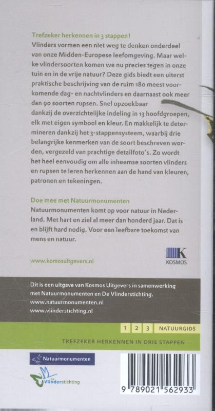 Vlinders / 1-2-3 natuurgidsen achterkant