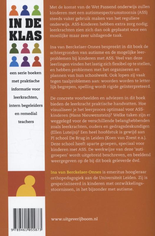 Autisme op school achterkant