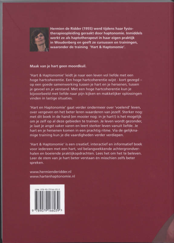 Hart & Haptonomie / Haptonomische bibliotheek achterkant