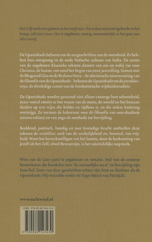 De Upanishads achterkant
