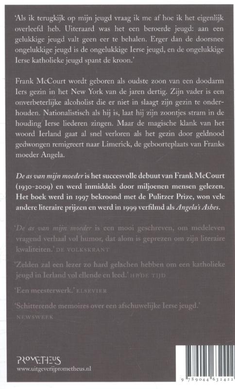 De as van mijn moeder achterkant