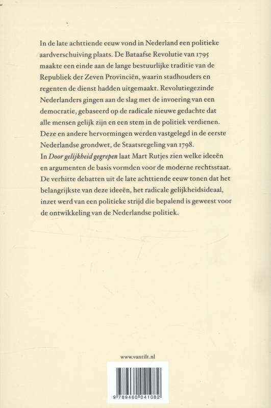 Door gelijkheid gegrepen achterkant