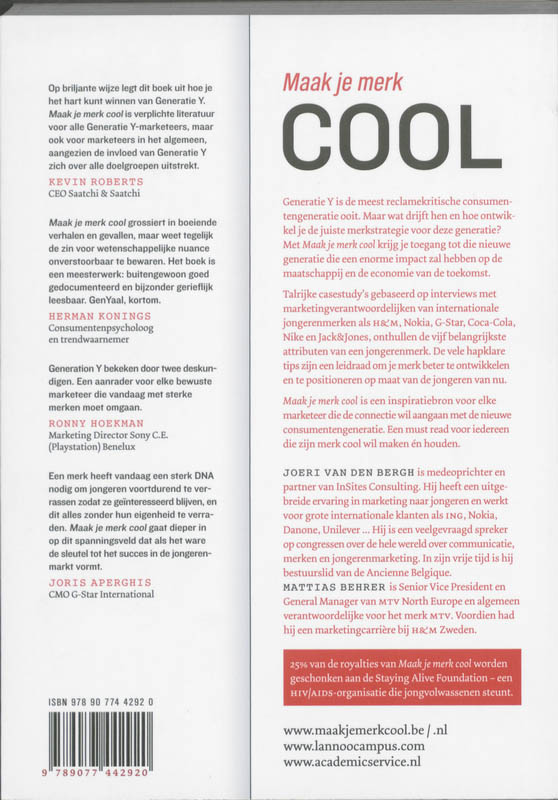 Maak je merk cool achterkant