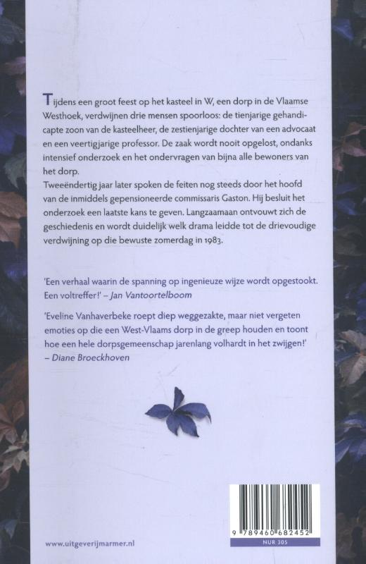 Vergeten dagen achterkant