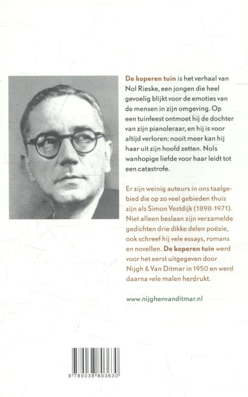 De koperen tuin achterkant