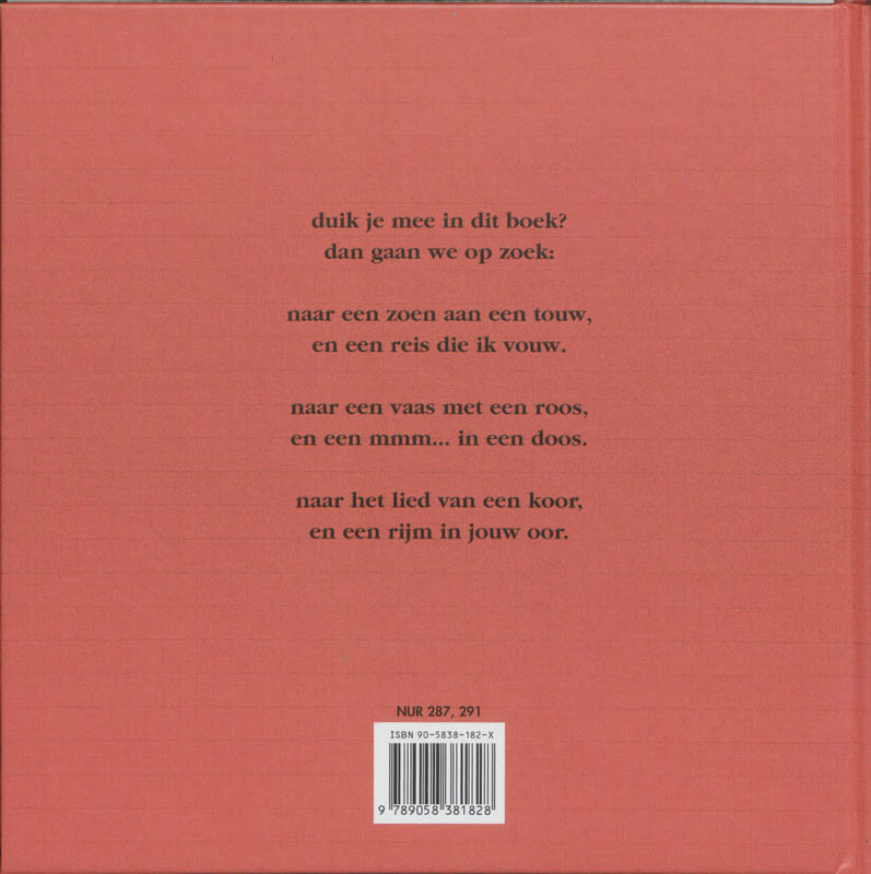 Een rijm in mijn oor achterkant