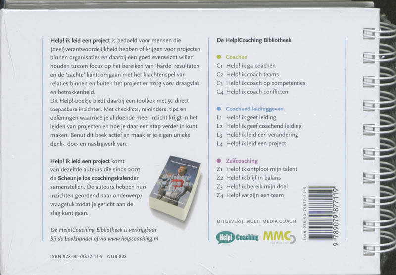 Help! ik leid een project / Help!Coaching Bibliotheek / L4 achterkant