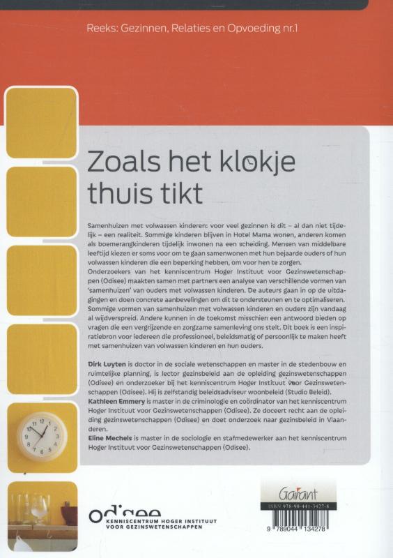 Zoals het klokje thuis tikt achterkant