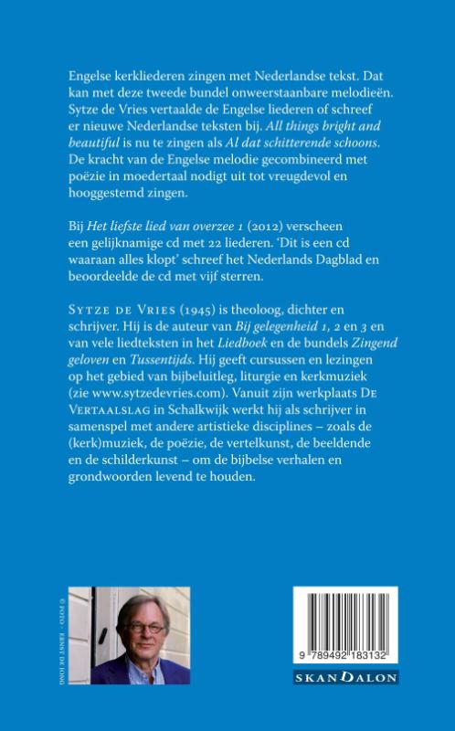 Het liefste lied van overzee Deel 2 achterkant