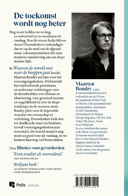 Waarom de wereld niet naar de knoppen gaat achterkant