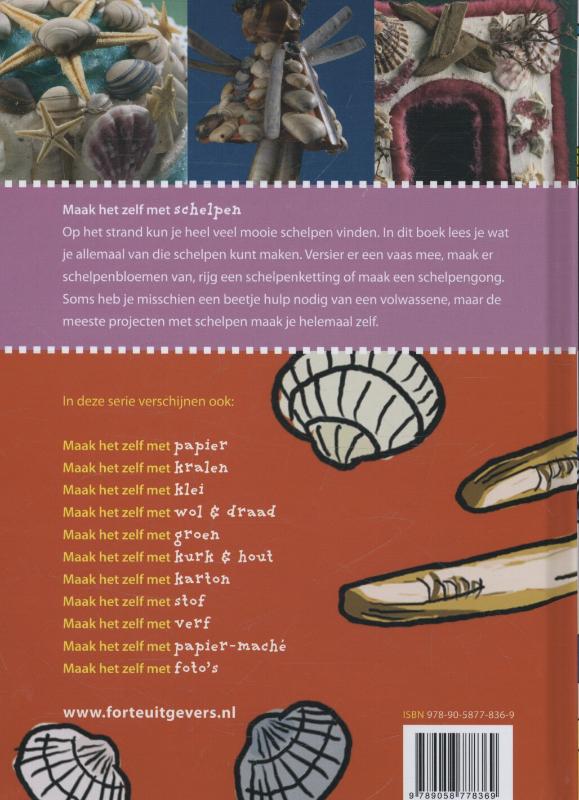 Maak het zelf met schelpen achterkant