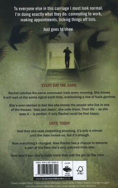 Girl on the Train achterkant