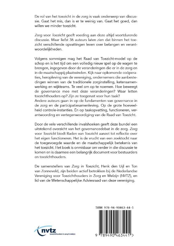 Zorg voor Toezicht achterkant