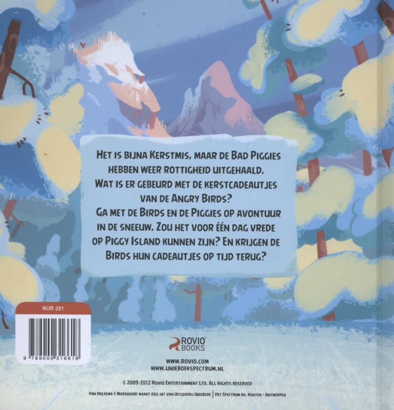 Stille nacht vogels op jacht / Angry Birds achterkant