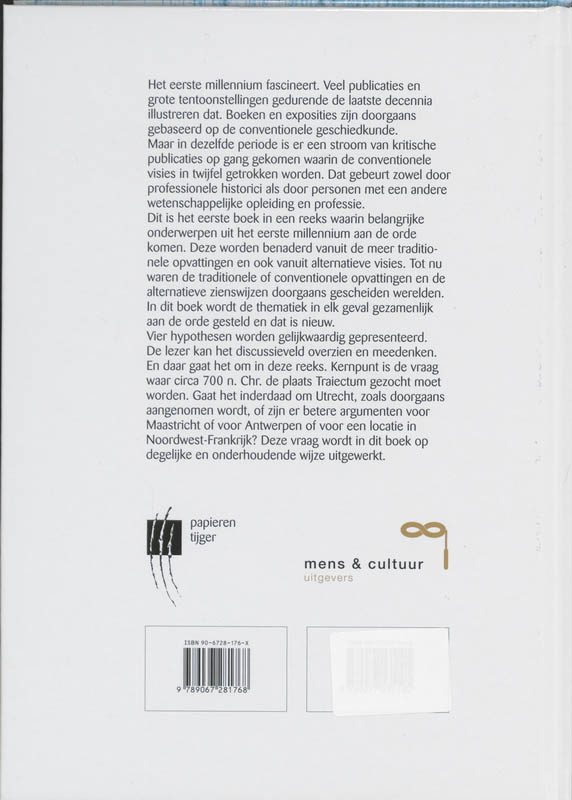 Willibrord en Bonifatius / Vergeten Verleden van de Lage Landen achterkant