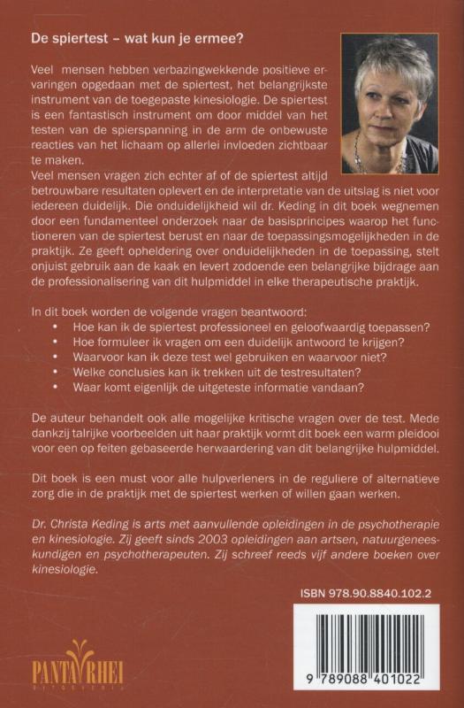 De spiertest - wat kun je er mee? achterkant