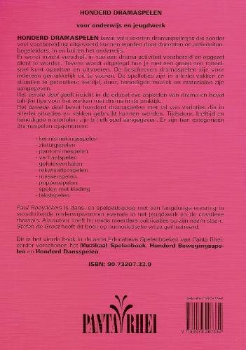 Honderd dramaspelen / Educatieve spelenboeken / 4 achterkant