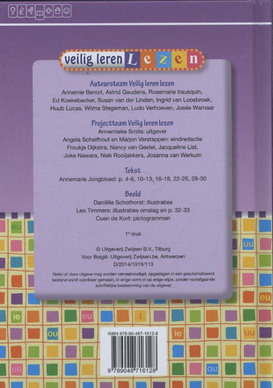 Veilig en vlot / Kern 5 Maan / Veilig leren lezen achterkant