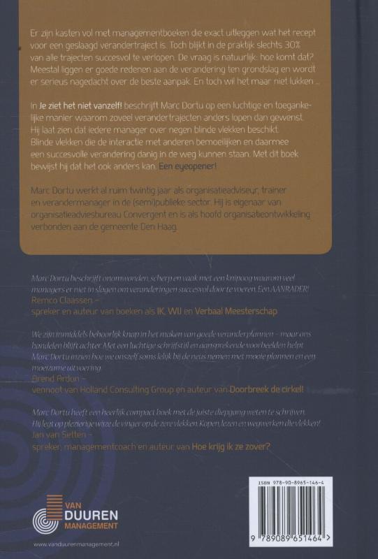 Je ziet het niet vanzelf! achterkant