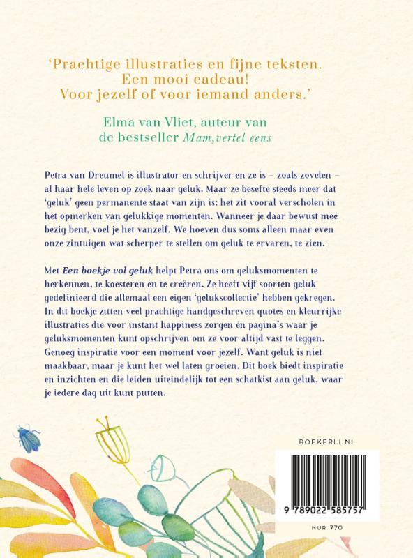 Een boekje vol geluk achterkant