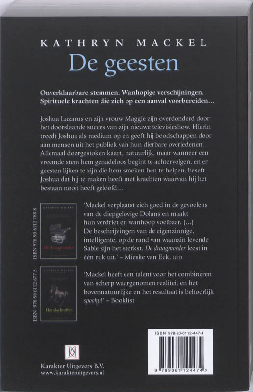 De Geesten achterkant