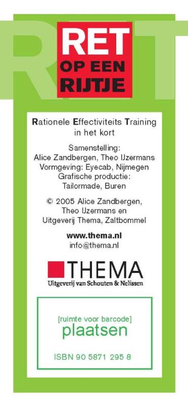 RET op een rijtje achterkant