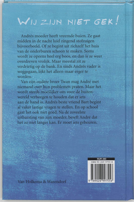 Wij Zijn Niet Gek achterkant