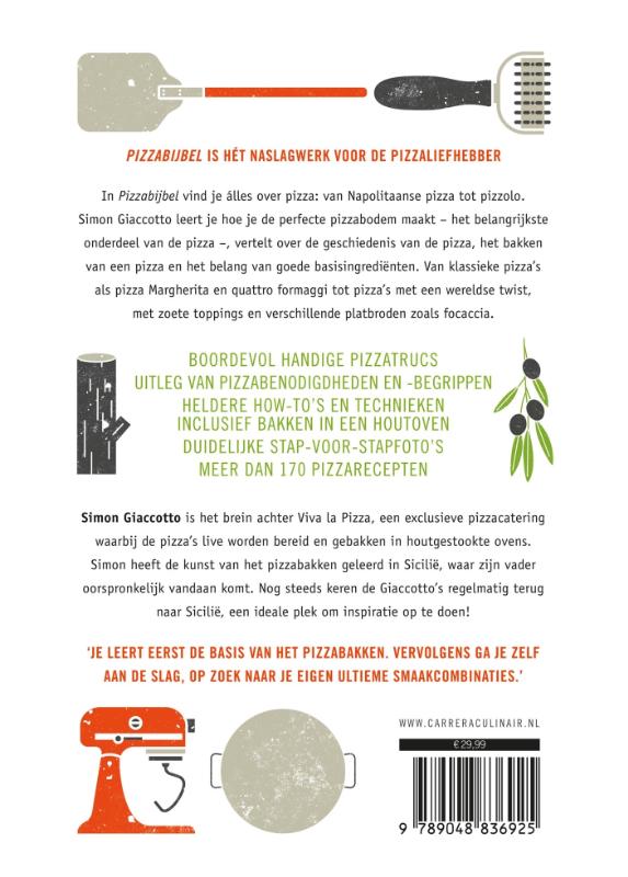 Pizzabijbel / Kookbijbels achterkant