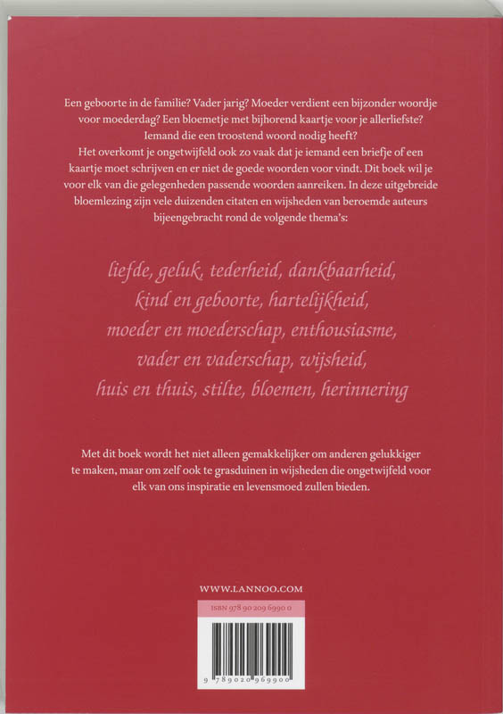 Groot citatenboek achterkant