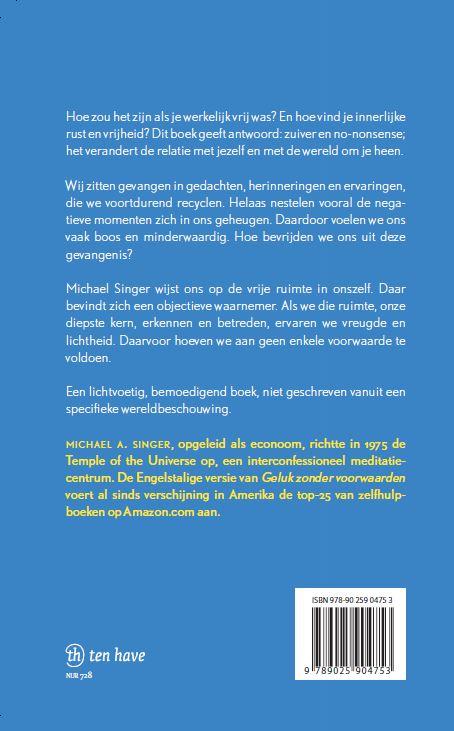 Geluk zonder voorwaarden achterkant