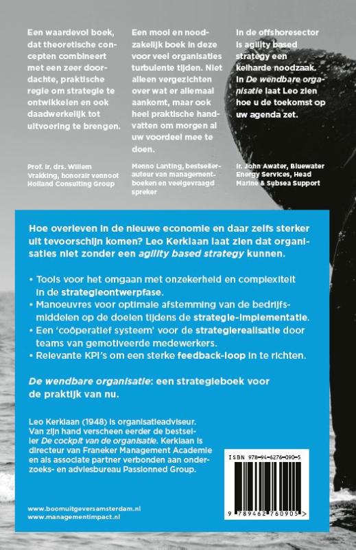 De wendbare organisatie achterkant