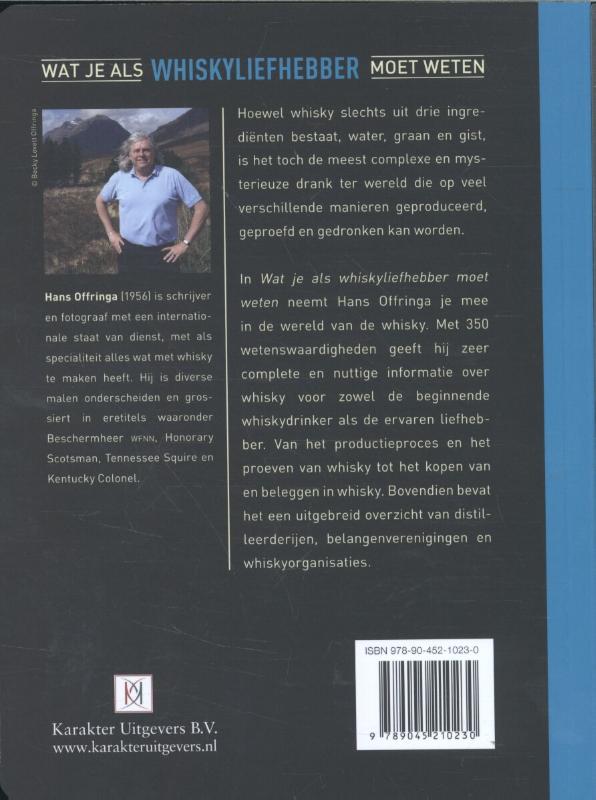 Wat je als whiskyliefhebber moet weten achterkant