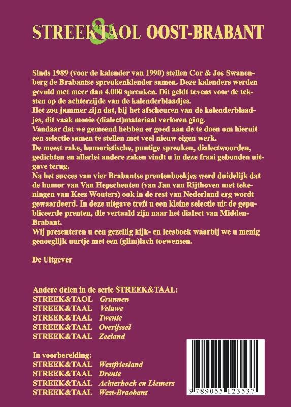 Streek & Taol Oost-Brabant achterkant