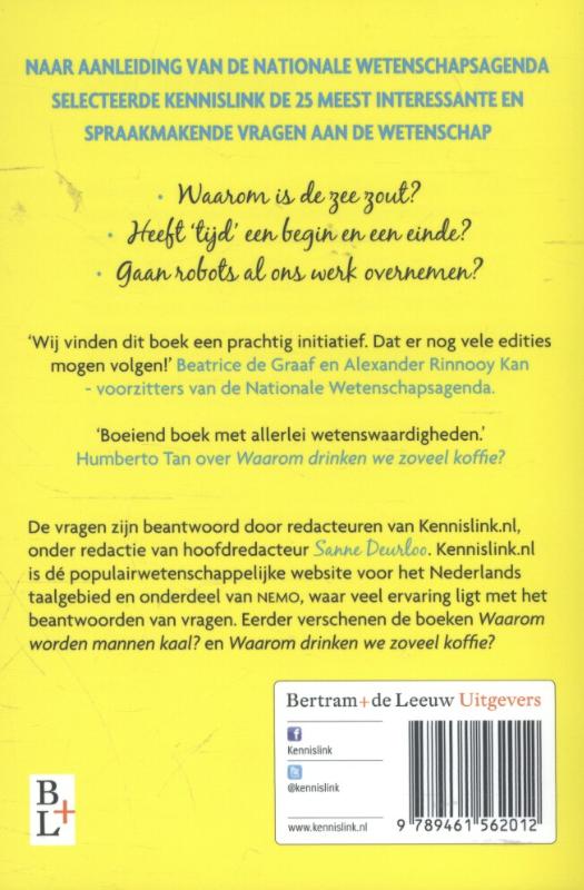 Waarom willen we alles weten? achterkant