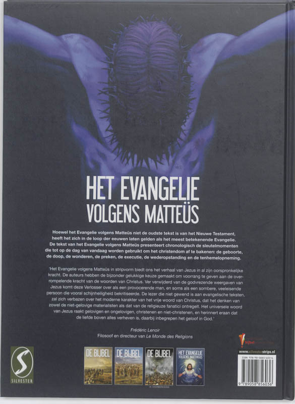 Het evangelie van Matteus achterkant