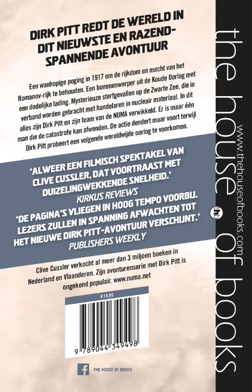 Dood op de Zwarte Zee / Dirk Pitt-avonturen achterkant