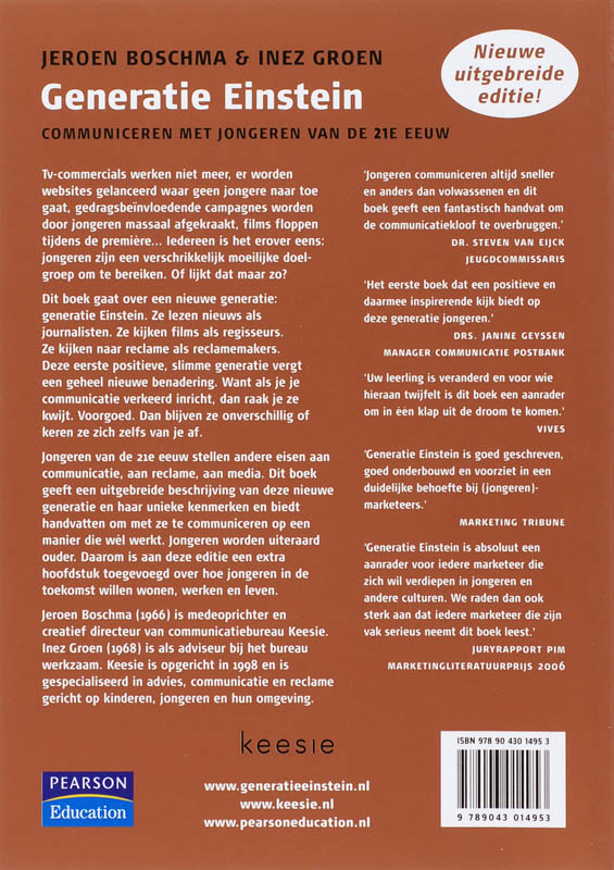 Generatie Einstein achterkant