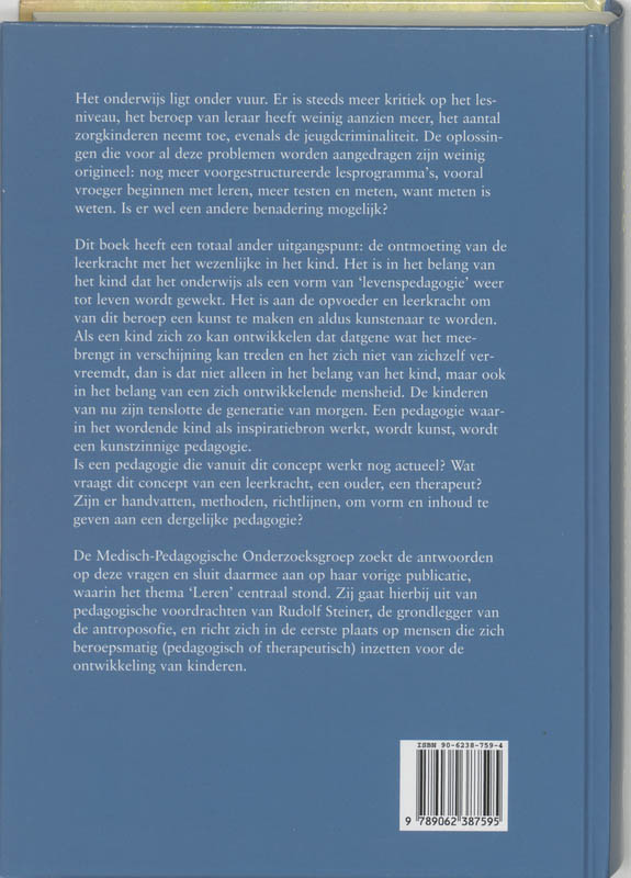 Pedagogie Een Kunst Een Kunde achterkant
