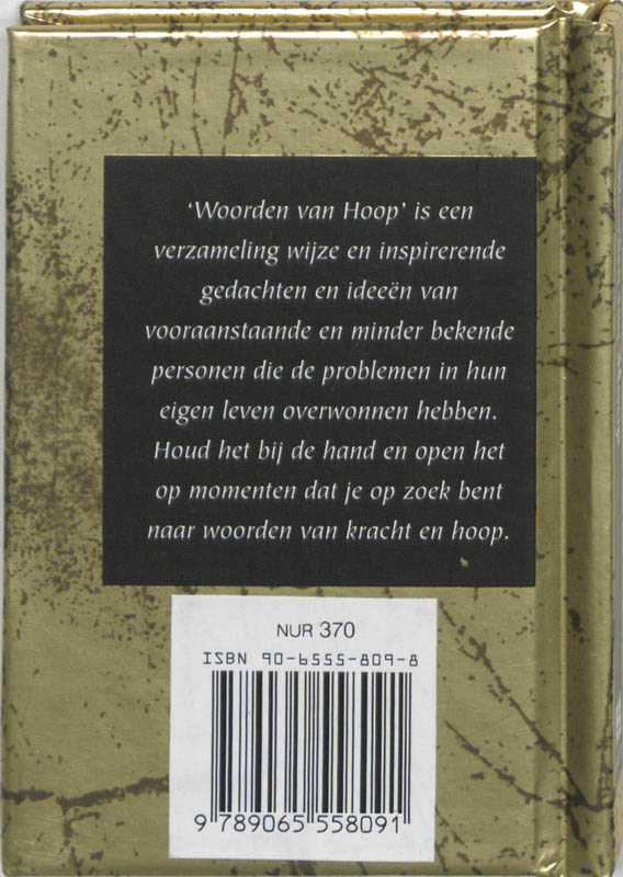 Woorden van hoop / Gouden woorden achterkant