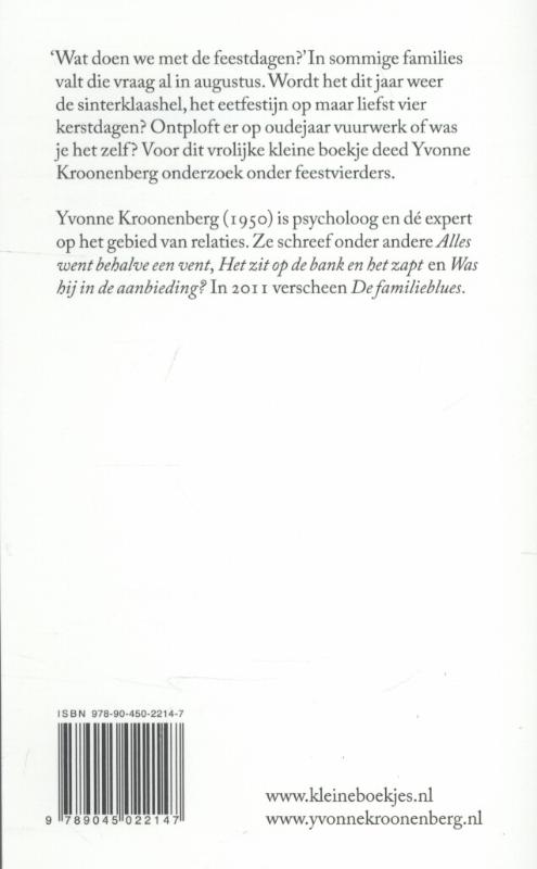 Hoe komen we de feestdagen door? / Kleine boekjes / 12 achterkant