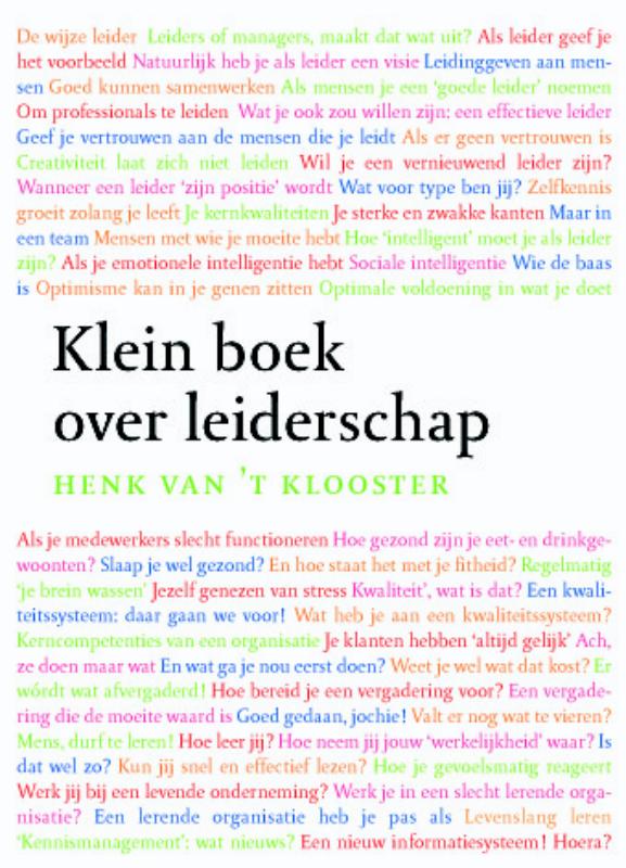 Klein boek over leiderschap