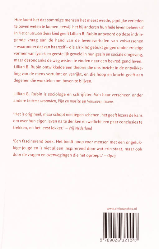 Het onverwoestbare kind achterkant