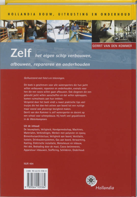 Zelf Het Eigen Schip Verbouwen, Afbouwen, Repareren En Onderhouden achterkant