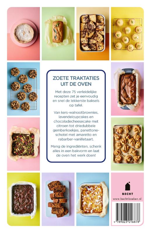 De zoete bakplaat achterkant