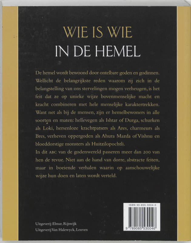 Wie Is Wie In De Hemel achterkant